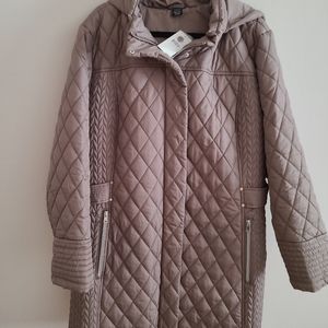 Evans quilted winter coat